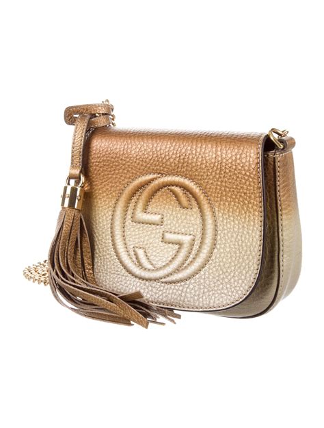 striped gucci crossbody|Gucci soho crossbody bag.